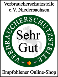 Von der Verbraucherschutzstelle e.V. Niedersachsen empfohlener Onlineshop